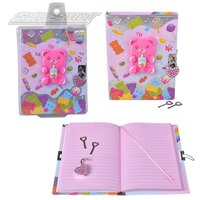 Gummy Bear Diary W/Lock And Key 7"