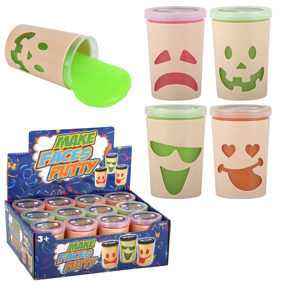 Make Faces Putty (3 Asst.) 3"