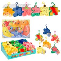 Fruit Plush Puzzle Clip On (6 Asst) 4"