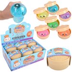 Happy Face Mystery Glitter Dumpling (6 Asst.) 3.4"