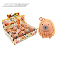 Light-Up Puffer Capybara Yo-Yo 3" (12pc/Dsp)