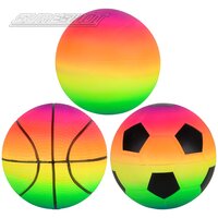 Rainbow Sports Ball (3 Asst.) 5"