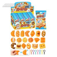 Squishy Baked Goods Blind Bag (Asst.) 3" (24ea/Dsp)