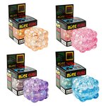 Squeeze Glitter Cubes (4 Asst.) 2.5"