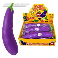 Jumbo Squishy Eggplant (6ea/Dsp)18"