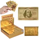 Gold Plated Playing Cards 3.5"