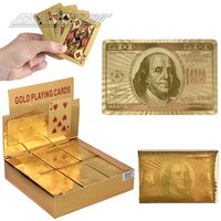 Gold Plated Playing Cards 3.5"