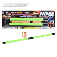 Ninja Blow Gun W/ 3 Foam Darts 23"