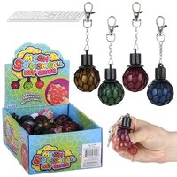 Glitter Squeeze Ball K/C (4 Asst.) 2"