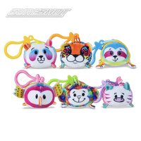 Micro Teenies K/C (6 Asst) - Jungle Bun Buns 2.5"