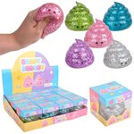 Squeezy Glitter Poop 3"