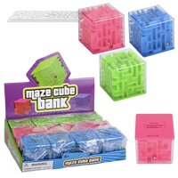 Maze Cube Bank (3 Asst.) 2.75"