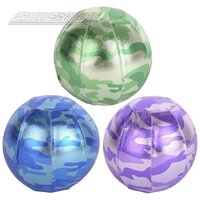 Metallic Fabric Camo Ball (3 Asst.) 6"