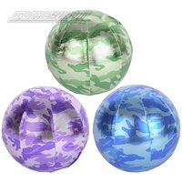 Metallic Fabric Camo Ball (3 Asst.) 9"