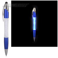 Light-Up Crystal Pen 6.5" - Blue