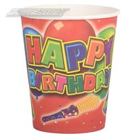 Happy Birthday Party Cup 9oz (100 Cnt)