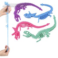 Stretchy Dino Skeleton (4 Asst.) 9"