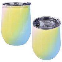 Double Wall SS Wine Cup - Glossy Gradient 12oz. (12 Pcs/Case
