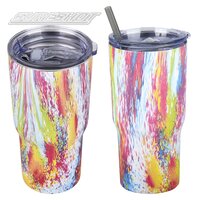 Double Wall SS Tumbler W/ Slide Lid - Tie Dye 20oz (12pcs/Ca