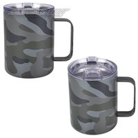 Double Wall SS Camo Camper Mug 14 Oz. (12pcs/Case)