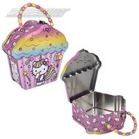 Hello Kitty Cupcake Tin Purse 9.5"