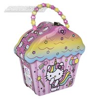 Hello Kitty Cupcake Tin Purse 9.5"