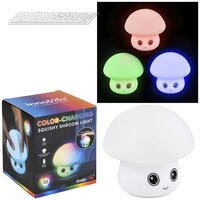 Color Changing Mushroom Touch Light 4.5"