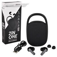 Tws Speaker Earbud Combo W/ Charging Case 4.5"