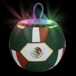 LED Mexico Soccer Ball Bluetooth Speaker 6"
