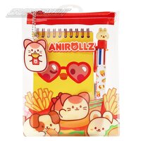 Anirollz Mini Statinery Set - Fast Food 5.75"