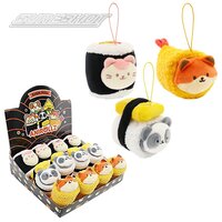 Anirollz Sushi Roll Keychain (4 Asst.) 4" (Moq 12)