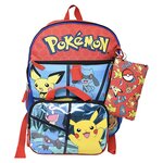 Pokemon Backpack 5pc Set 16"