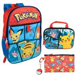 Pokemon Backpack 5pc Set 16"