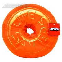 Lifesavers Orange Round Pillow