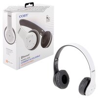 Bluetooth Compact Foldable Headphones - White