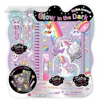Glow In The Dark Stationery Set- Unicorn 11"