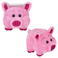 Plush Piggy Bank 8.5"