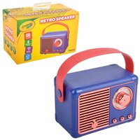 Retro BT Crayola Speaker - Blue 6"
