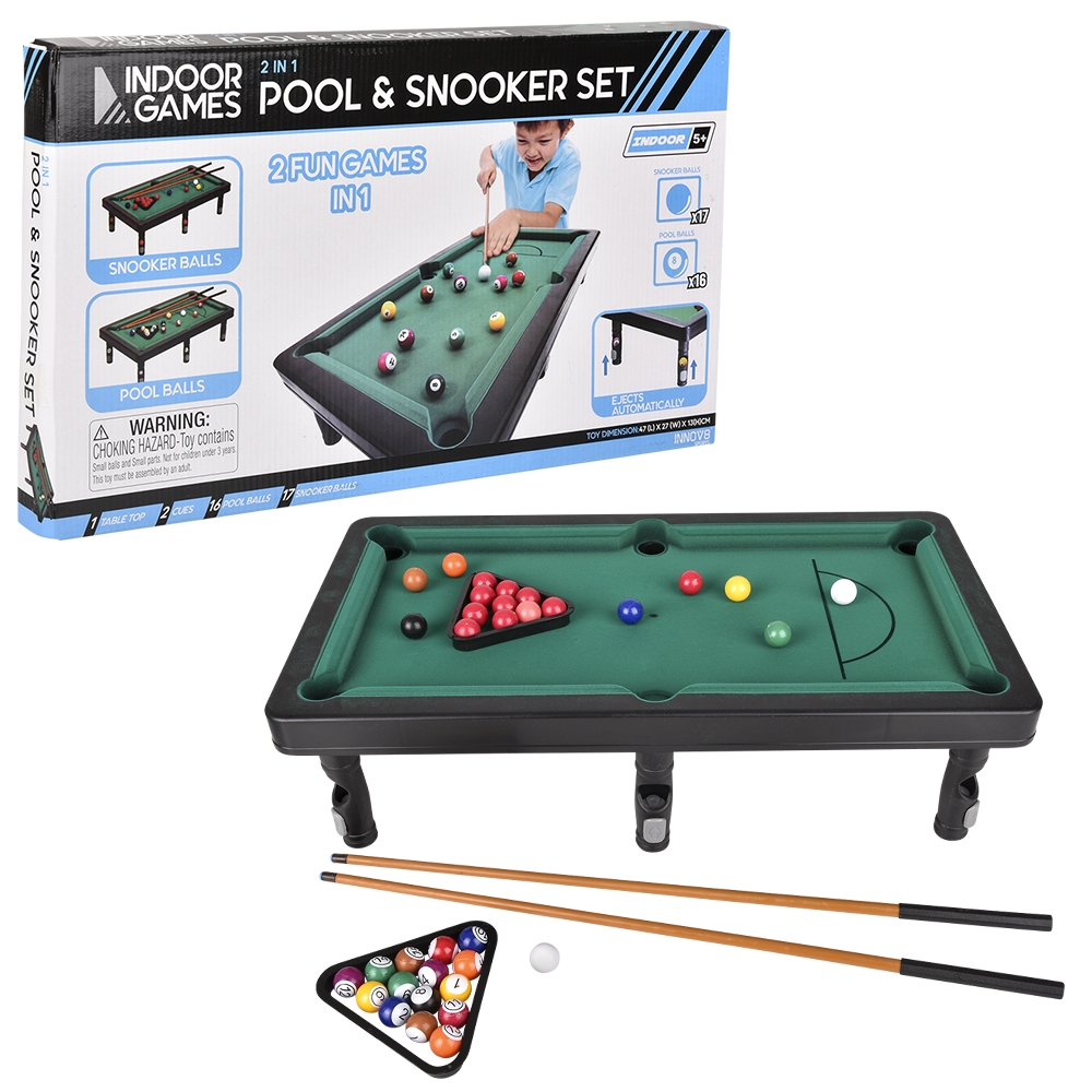 Mini Tabletop Pool Set with Game Balls Billiards Game for Indoor Party  Playhouse