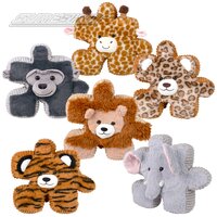 Jungle Plush Puzzle (6 Asst) 10"