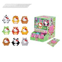 Cutie Beans Clip Case (9 Asst) Hello Kitty Animal (36ea/Disp