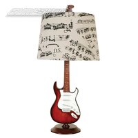 Guitar Desk Lamp W/shade 24.5"