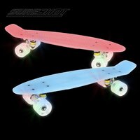 Glow In The Dark Skateboard With Light Up Wheels 22" St