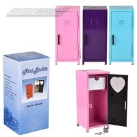 Mini Locker W/ Heart Mirror (3 Asst.) 8.75"