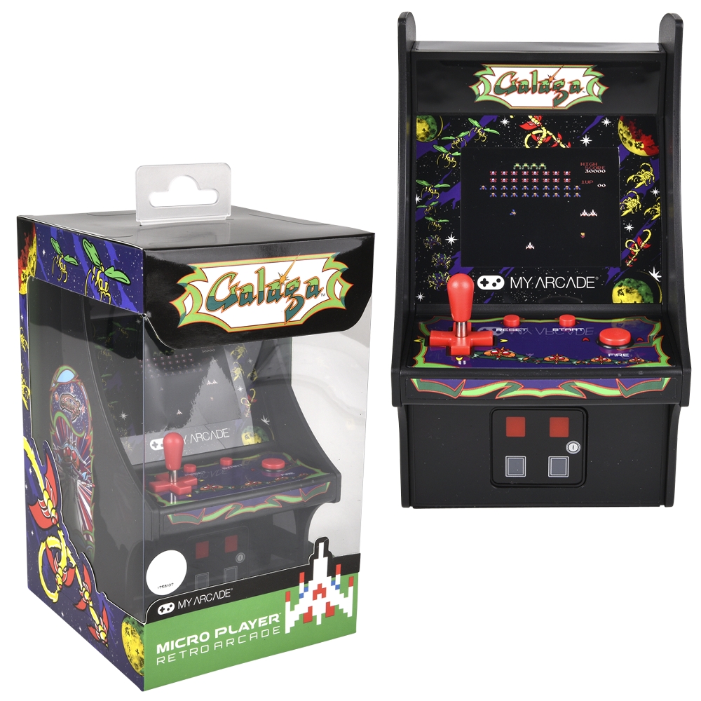 Collectible Retro Mini Arcade Game Galaga 6"