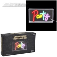 Party Neon Light Box 9" X 5"