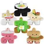 Foodie Plush Puzzle Bento (Asst) 8.5"