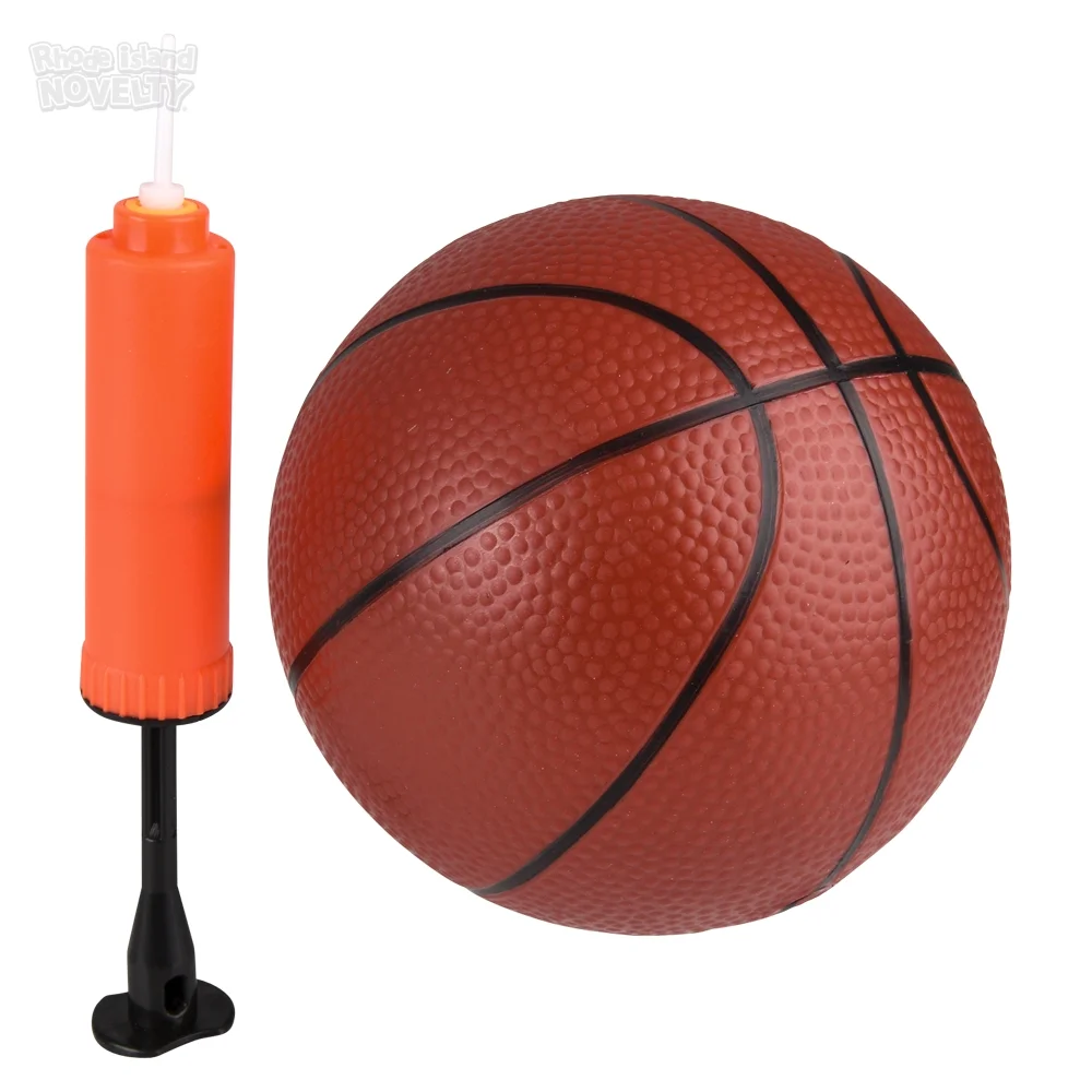 Deluxe Metal Basketball Hoop Set W/ Pump 19