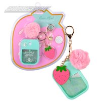 Strawberry Auro Mist Keychain 4"