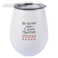 Drink Series White Wine Cup - Drinking Glasses 12 Oz.
